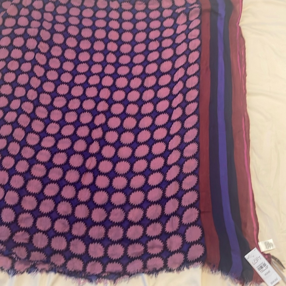 LOFT Purple & Mauve Scarf - Picture 2 of 3